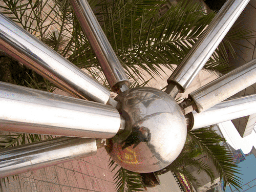 高邮不锈钢螺栓球网架