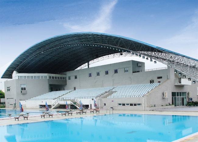 高邮游泳馆网架